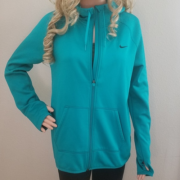 teal nike jacket